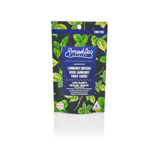 Smokiez - Sour Jamberry 1:1 THC:CBN - 10pk - 100mg