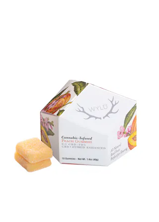 WYLD - Peach 1:2 THC:CBD - 10pk - 100mg