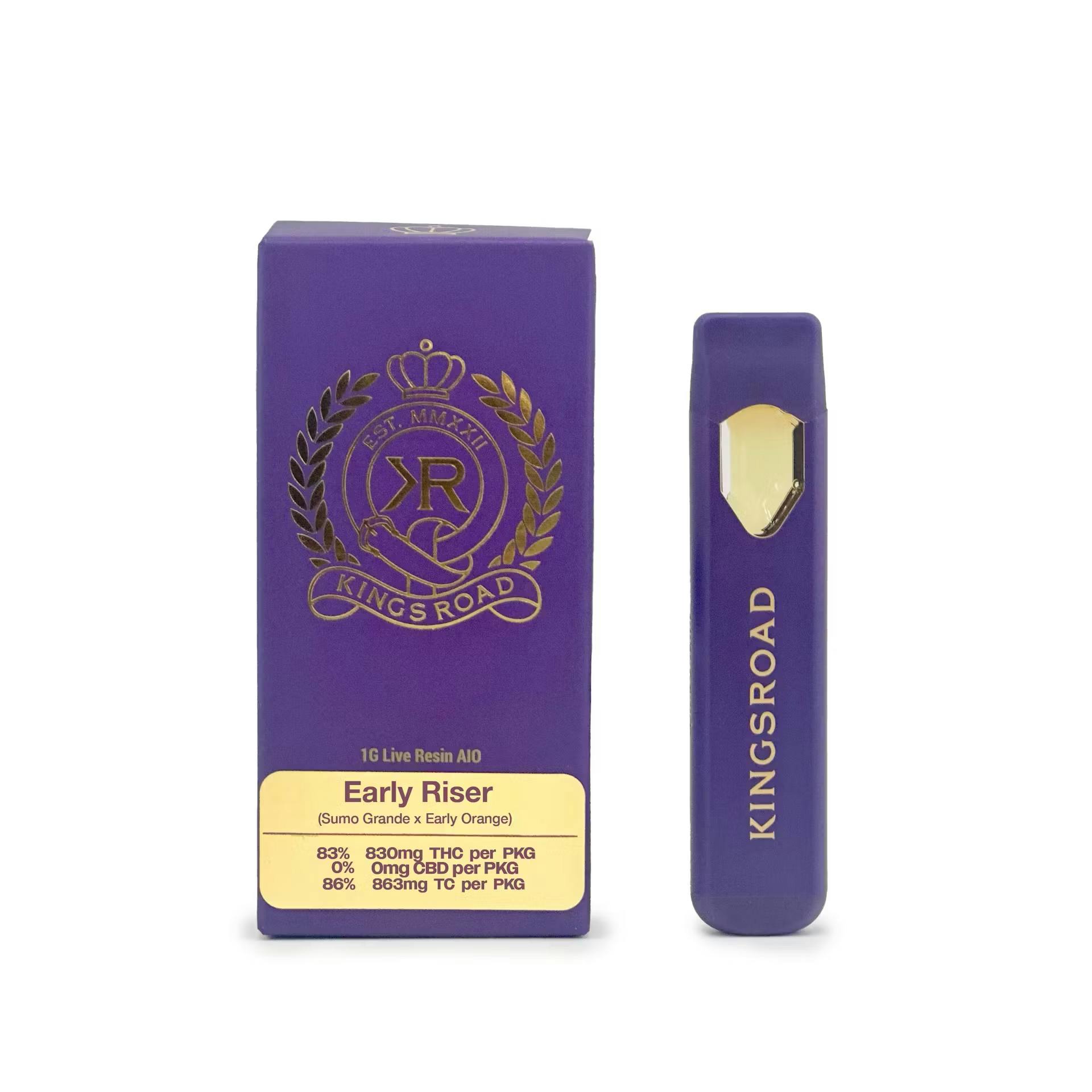 Kingsroad - Early Riser - Live Resin Disposable Vape - 1g