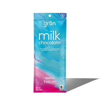 Grön - Milk Chocolate Bar - Rosin Infused - 100mg