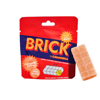 Cannabals - Orange Soda - Live Resin Gummy Brick - 100mg
