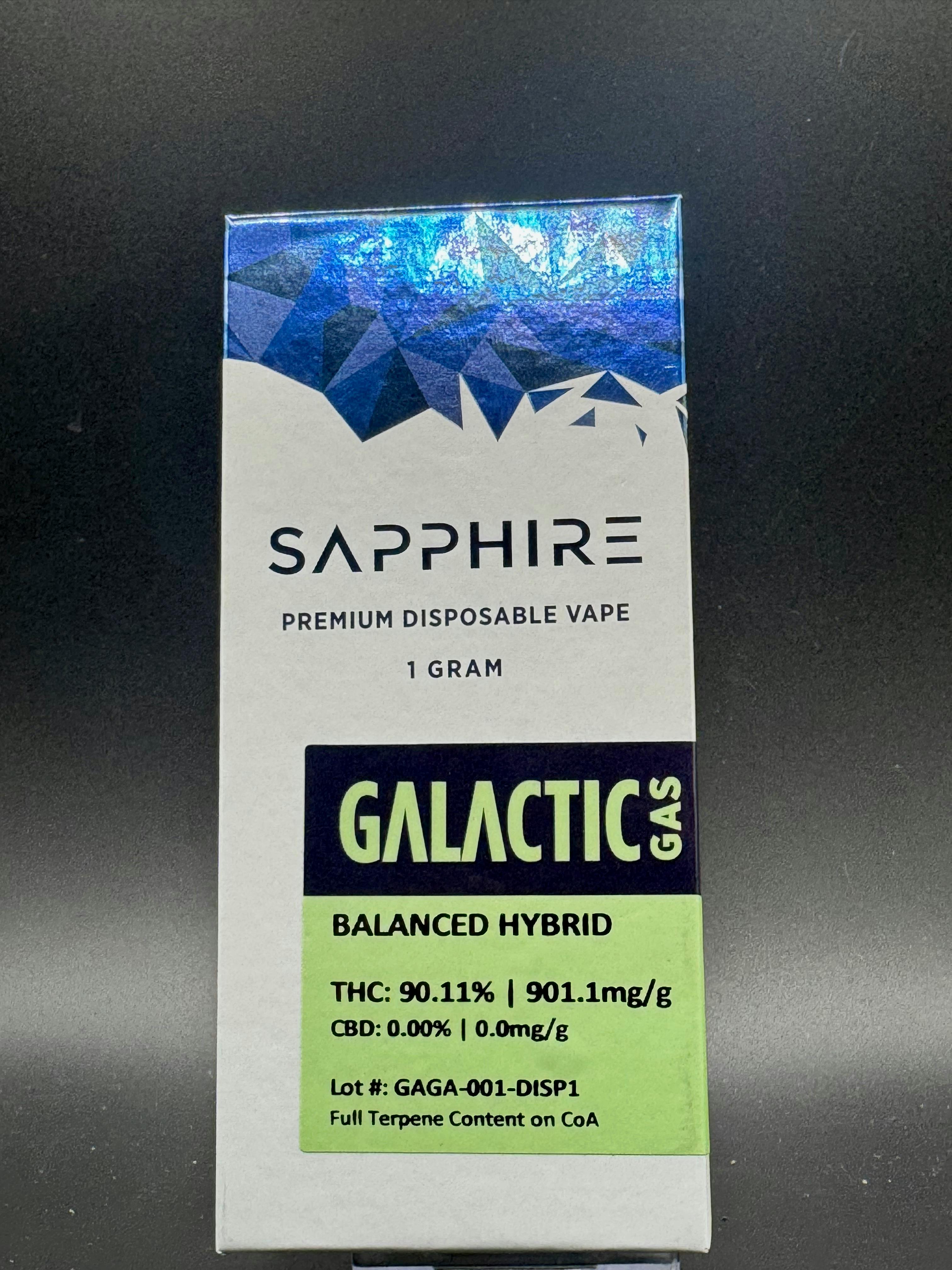 Sapphire - Galactic Gas - Disposable Vape - 1g - 1g by Sapphire | Buy  Online White Plains NY