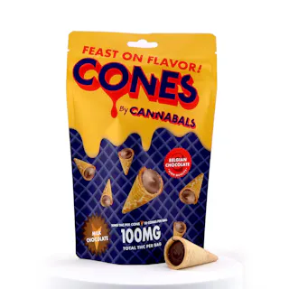 Cannabals - Milk Chocolate Cones - 10pk - 100mg