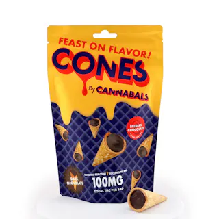 Cannabals - Dark Chocolate Cones - 10pk - 100mg