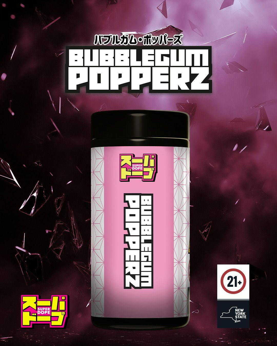 superdope vape Super Dope - Bubblegum Popperz (Indoor) - 7g - 7g by Super Dope