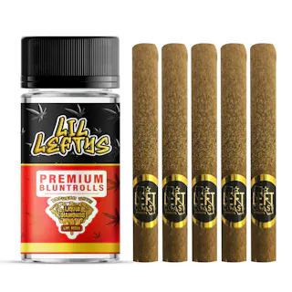 Lil Lefty's - Strawberry Banana- Infused Mini Blunts 5pk - 1.3g