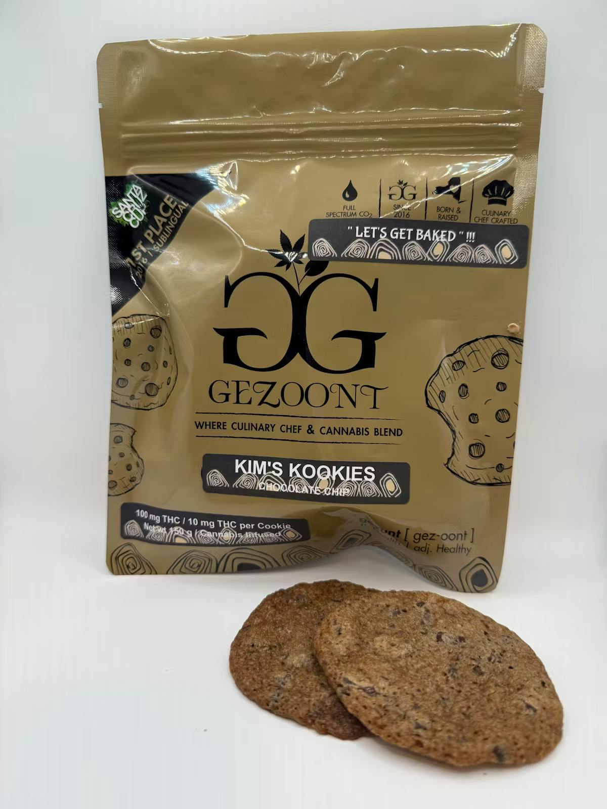 Gezoont - Kims Kookies - 10pk - 100mg - 100mg by Gezoont: Buy