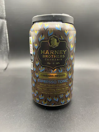 Harney Brothers Cannabis - Espresso Tonic Cold Brew 1:1 THC:CBD - 11oz - 10mg