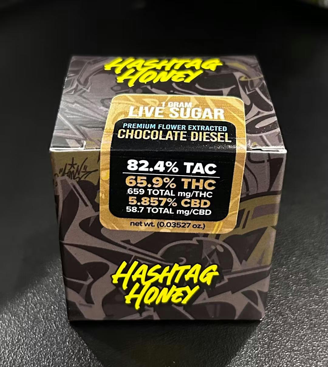 Hashtag Honey - Chocolate Diesel - Live Sugar Wax - 1g - 1g by