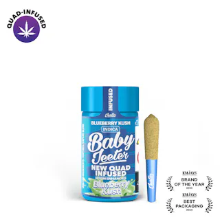 Jeeter - Blueberry Kush - Baby Jeeter Infused 5pk - .5g