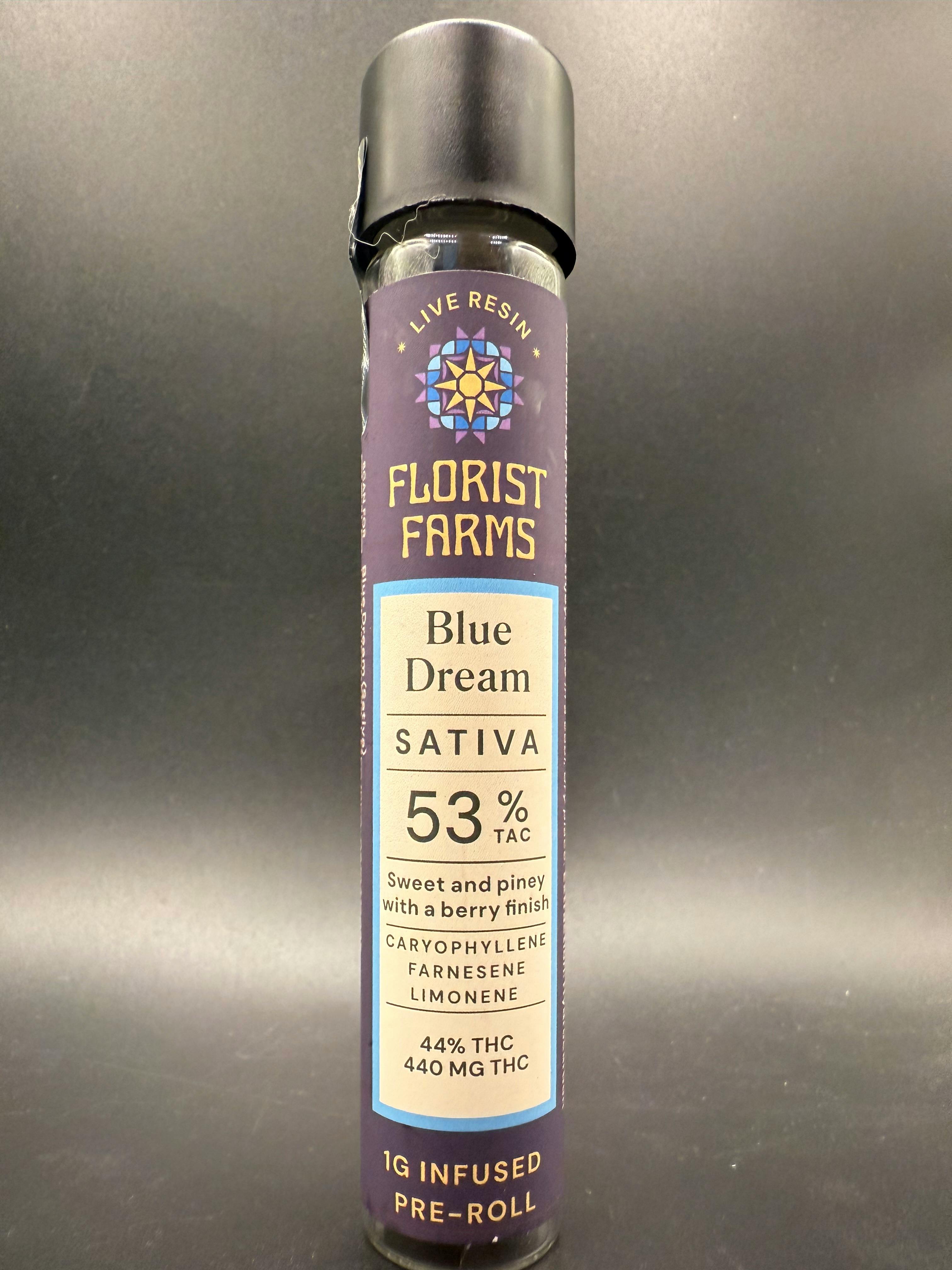 Florist Farms - Blue Dream - Live Resin Infused - 1g - 1g by