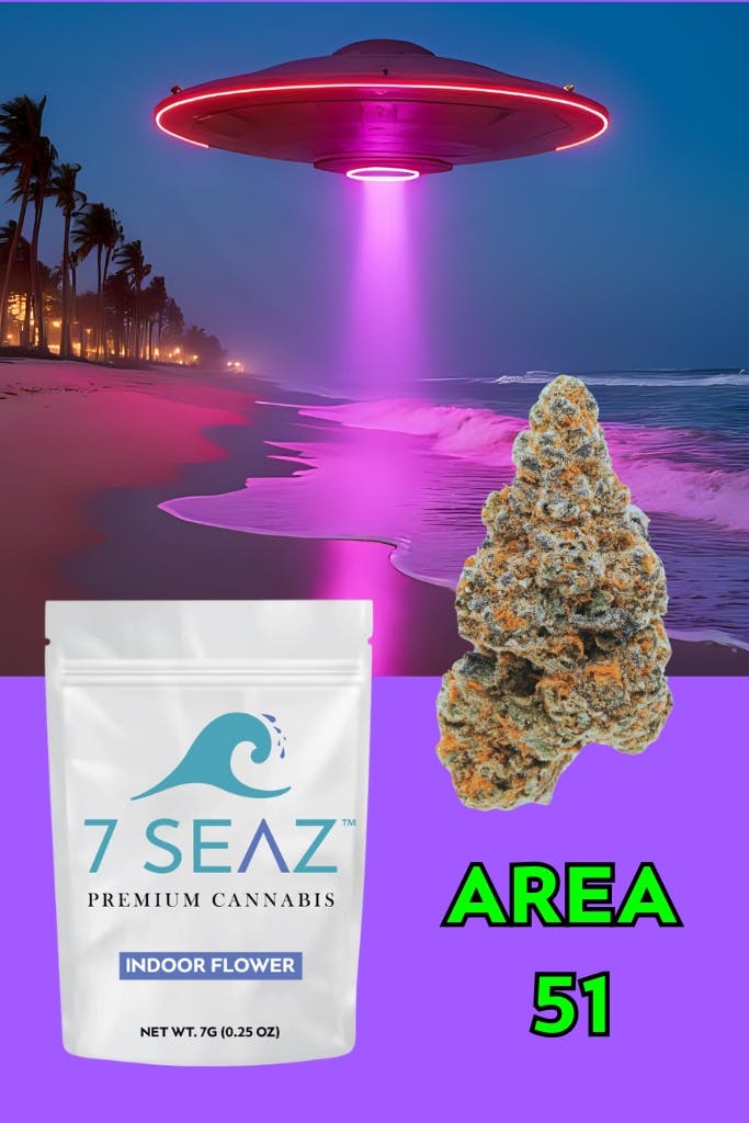 7Seaz - Area 51 (Indoor) - 7g - 7g by 7Seaz | Buy Online White