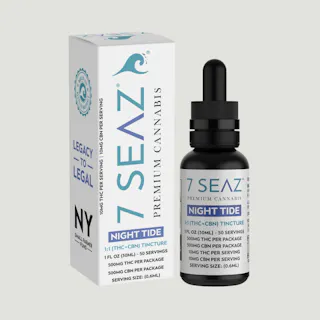 7Seaz - Night Tide Tincture 1:1 THC:CBN - 500mg