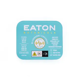 Eaton Botanicals - Blueberry Coconut Cool Down - 1:2:2 THC:CBD:CBC - 20pk - 50mg
