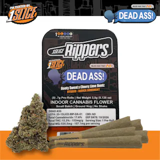 1Slice Rippers - Dead Ass (Indoor) - 5pk - .7g