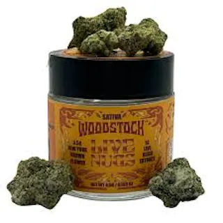 Woodstock - Banana Cream Jealousy X Super Lemon Cream - Live Resin Infused Flower - 4.5g