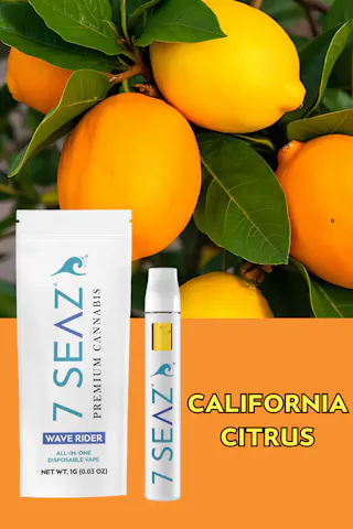 7Seaz - California Citrus - Disposable Vape - 1g