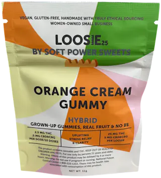 Soft Power Sweets - Loosie Orange Cream Gummy 5:1 THC:CBD:CBG - 25mg