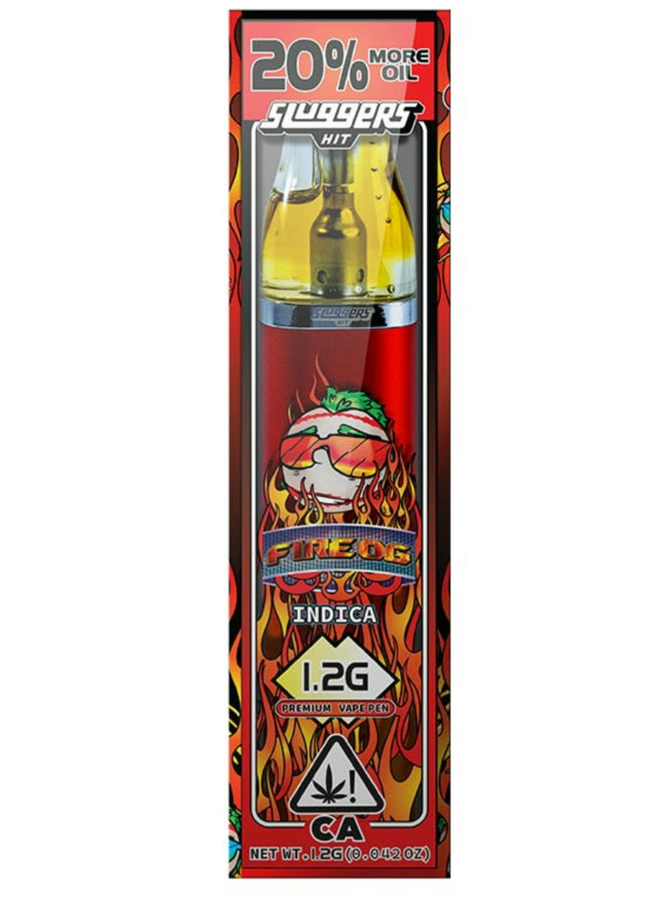 sluggers - - disposable vape - 1.2g ny Sluggers: New York Diesel Disposable Vape - 1.2g - Sluggers Hit main image 1