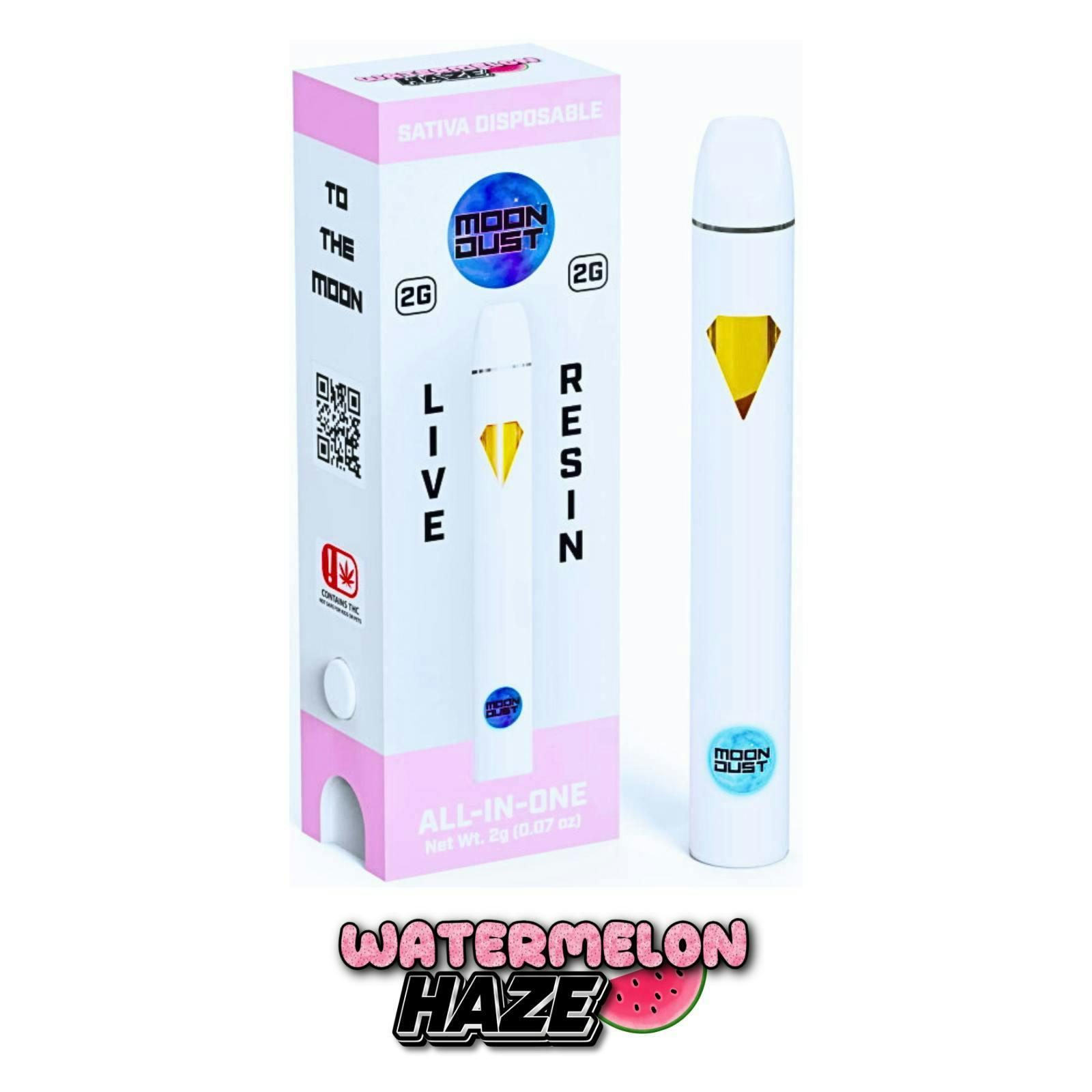 Moon Dust - Watermelon Haze - Live Resin Disposable Vape - 2g - 2g by Moon  Dust | Buy Online White Plains NY