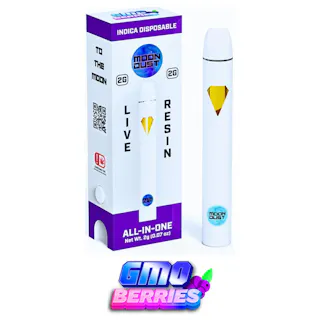 Moon Dust - GMO Berries - Live Resin Disposable Vape - 2g