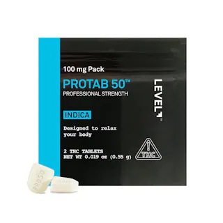 Level - Protab Max - Indica - 2pk - 100mg