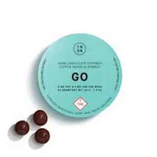 1906 - Go Coffee Beans 1:1 THC:CBD - 20pk - 100mg