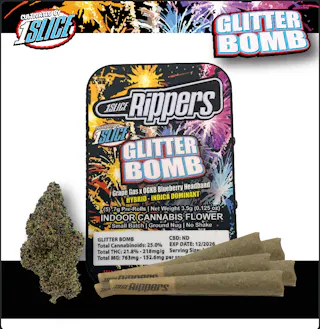 1Slice Rippers - Glitter Bomb (Indoor) - 5pk - .7g