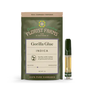 Florist Farms – Gorilla Glue – Vape Cartridge – 1g