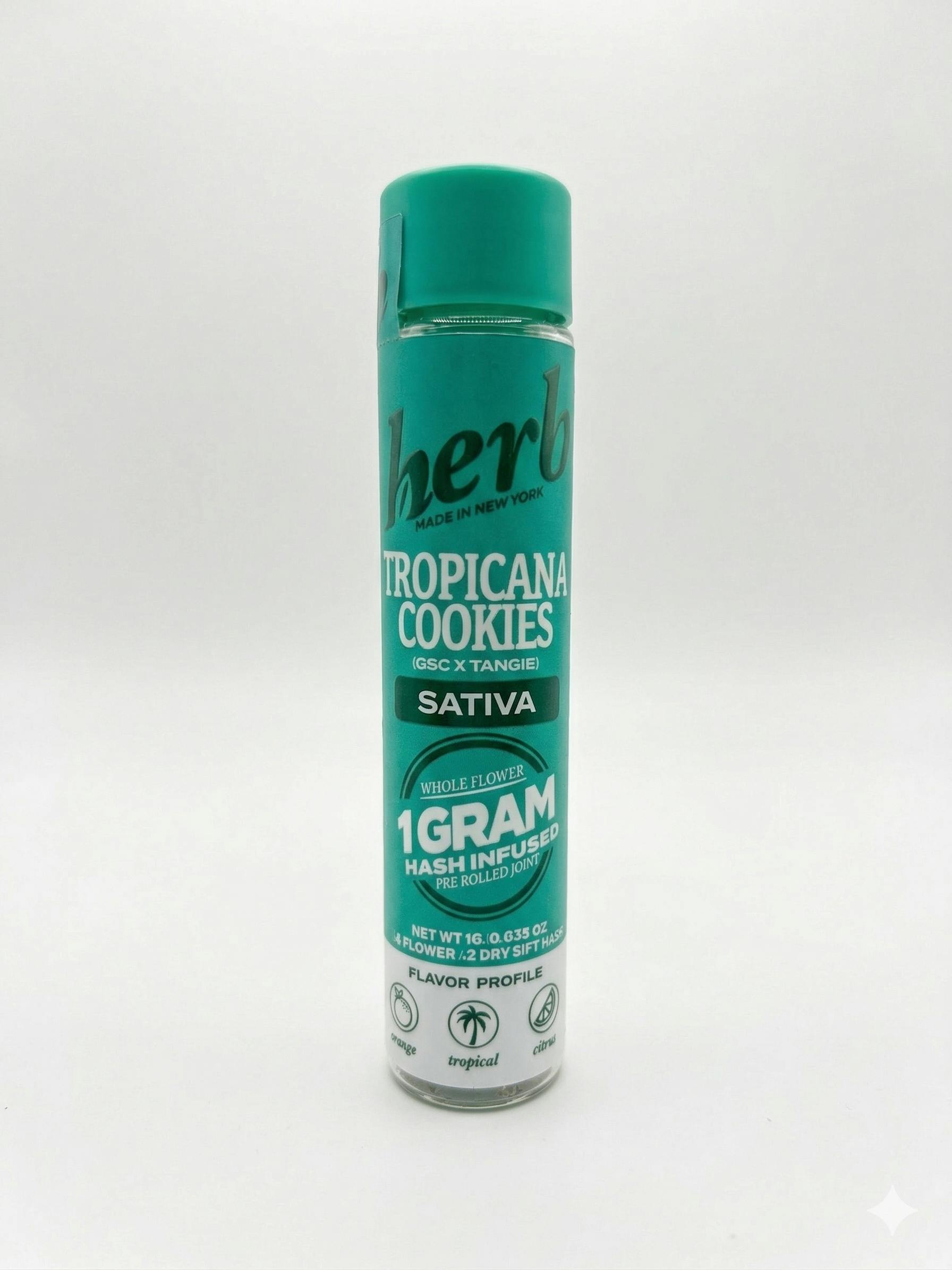 Herb - Tropicana Cookies - Hash Infused - 1g - 1g by Herb | Buy