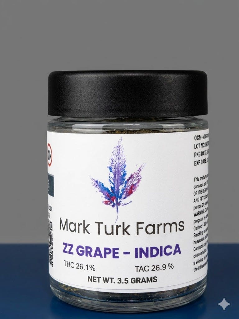 Mark Turk Farms - ZZ Grape - 3.5g