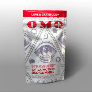Omo - Strawberry - Dso Gummies - 10pk - 100mg