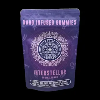 6 Point Cannabis - 6 Point Punch (Interstellar) 5:3:5 THC:THCP:H4CBD - Gummies 10pk - 100mg