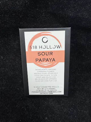 518 Hollow - Sour Papaya - 5pk - .5g