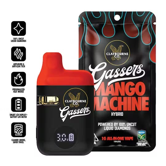 Claybourne Co. - Mango Machine - Live Liquid Diamond Disposable