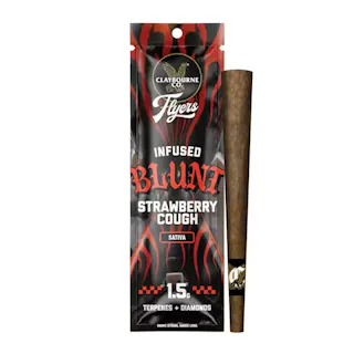 Claybourne Co. - Flyer's - Strawberry Cough (Indoor) - Infused Blunt - 1.5g