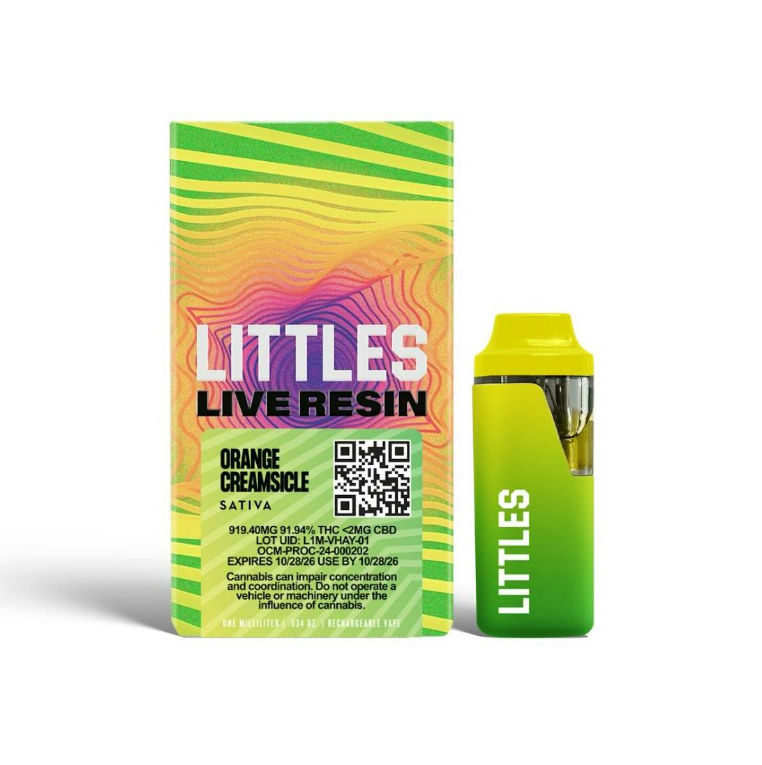 Littles - Orange Creamsicle - Live Resin Disposable vape - 1g - 1g