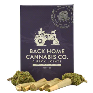 Back Home Cannabis Co - Gorilla Glue - 6pk - .5g