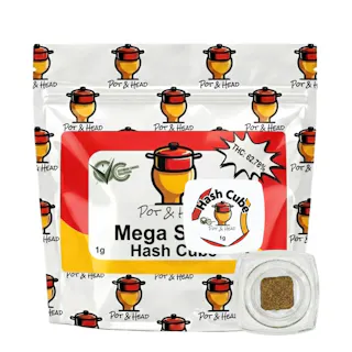 Pot & Head - Mega Squirt - Hash Cube - 1g