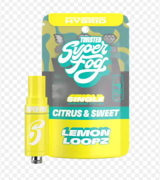 Super Fog by Mfused - Lemon Loopz - Liquid Diamonds Vape Cartridge - 1g