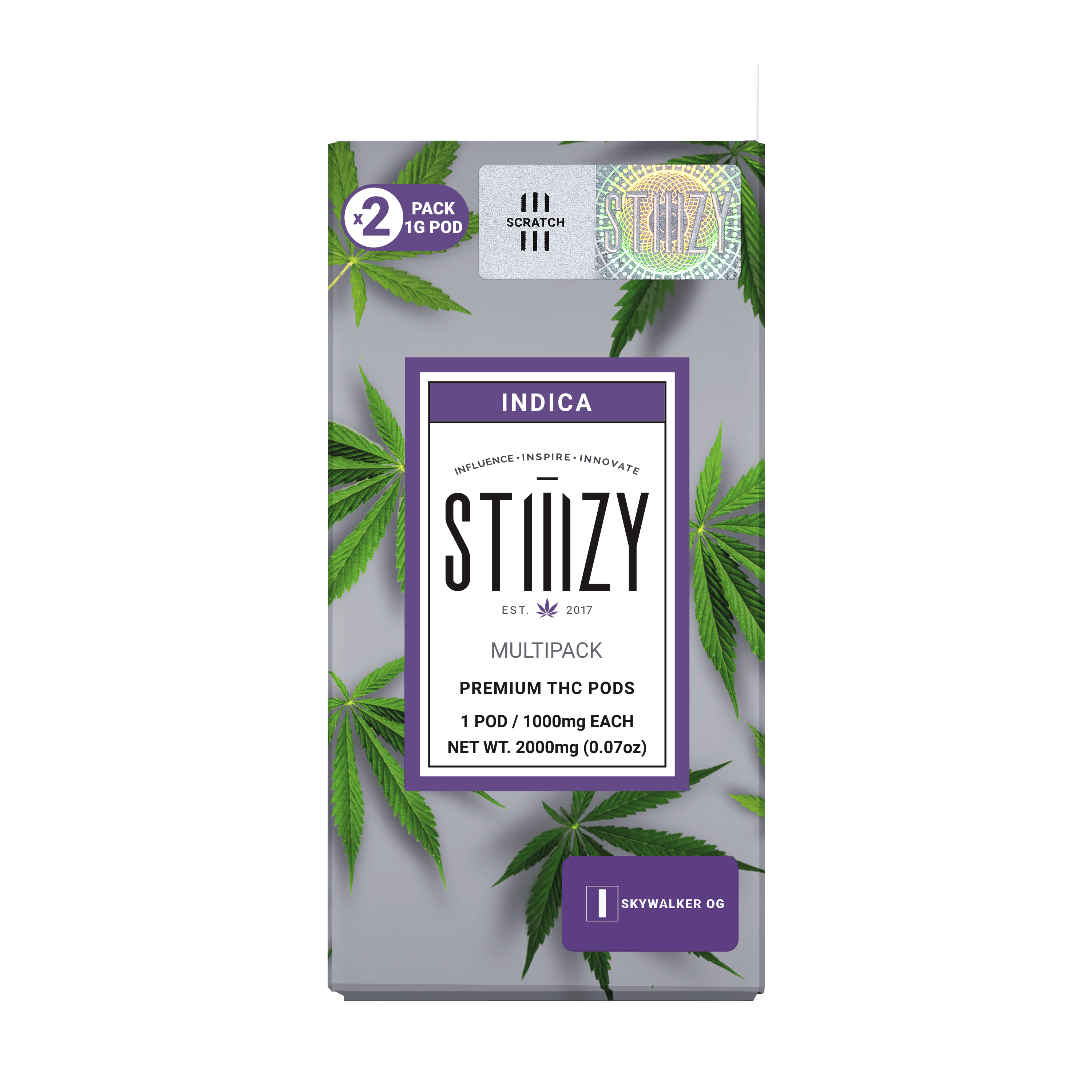 Yupa 1剤8本2剤1本よろしくお願いします Stiiizy - Skywalker Og - Vape Reload 2pk - 1g - 2g by STIIIZY