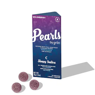Grön - Pearls - Wildberry 2:1 THC:CBN - Rosin Infused Gummies - 10pk - 100mg