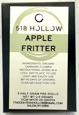 518 Hollow - Apple Fritter - 5pk -.5g