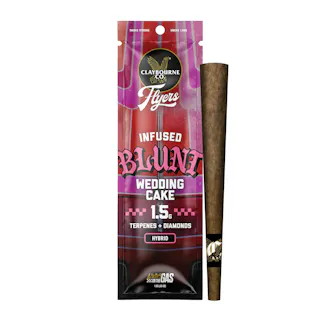 Claybourne Co. - Flyer's - Wedding Cake (Indoor) - Infused Blunt - 1.5g