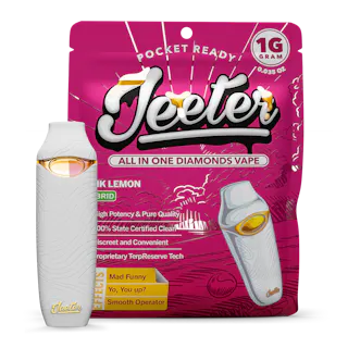 Jeeter - Pink Lemon - Liquid Diamonds Disposable Vape - 1g