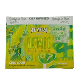 Revert - King Louis Homie Pack - Kief Infused Ground Flower - 14g