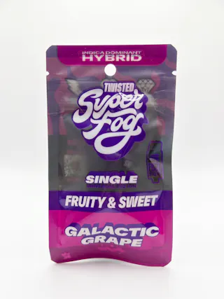 Super Fog by Mfused - Galactic Grape - Liquid Diamonds Vape Cartridge - 1g