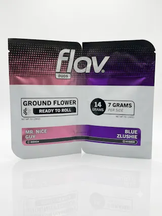 Flav - Mr. Nice Guy/Blue Zlushie - Duo Bag Ground Flower - 2 x 7g