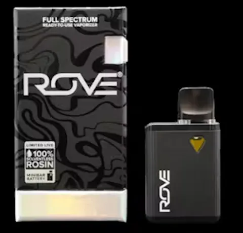 Rove - Garlic Juice - Solventless Live Rosin Disposable Vape - .5g
