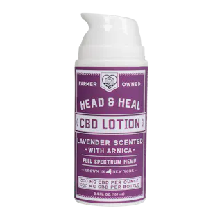 Head & Heal - Full Spectrum Lotion (Lavender) 1:1 THC:CBD - 1000mg